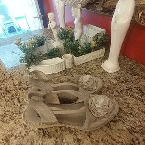 Vidorreta Wedge Beautiful Silver Brown Sandals